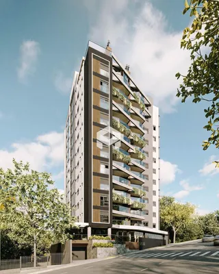 Fachada de um edifício residencial em Lajeado, Brasil.