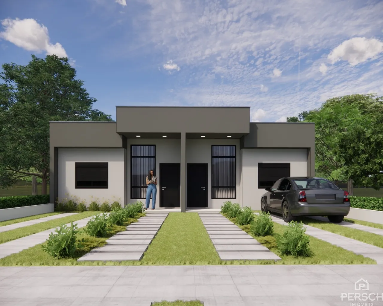 Casa geminada com 2 dormitórios, foto 1