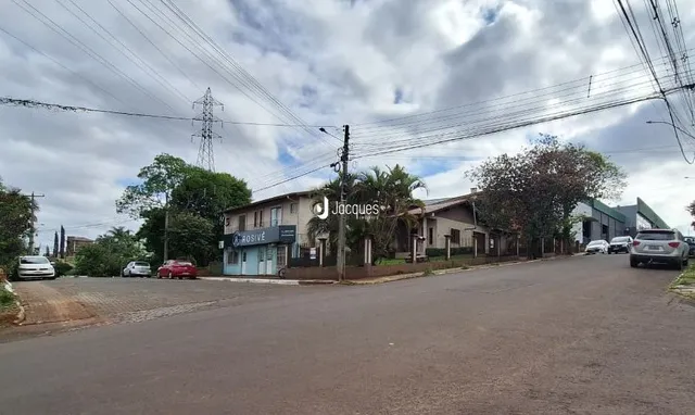 Fachada de uma residência na rua em Lajeado, Brasil.