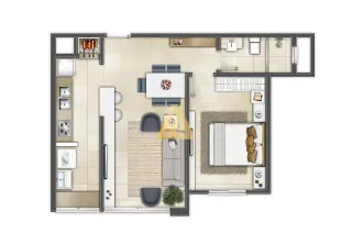 Apartamento com 1 dormitório, foto 12