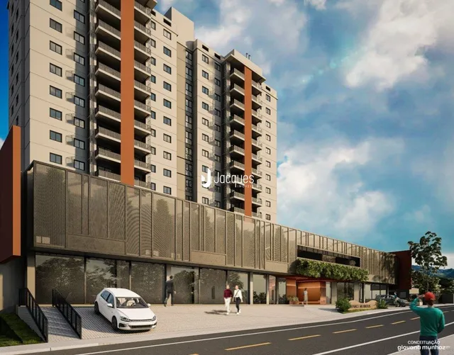 Fachada de um prédio residencial em Lajeado, Brasil.