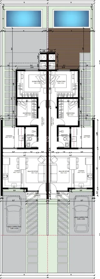 Casa geminada com 2 dormitórios, foto 4