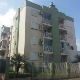 Fachada de um prédio residencial em Lajeado, Brasil.
