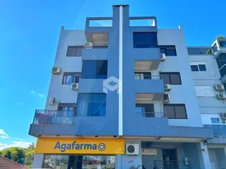 Fachada de um prédio residencial em Lajeado, Brasil.