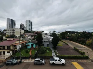 Vista externa de casas em Lajeado, Brasil.