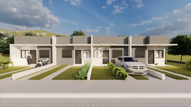 Casa geminada com 2 dormitórios