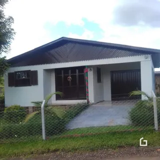 Fachada de uma residência em Lajeado, Brasil.