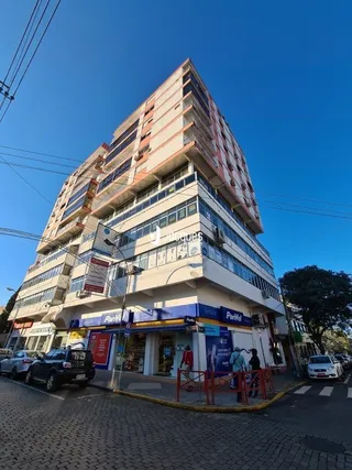 Fachada de um edifício residencial em Lajeado, Brasil.