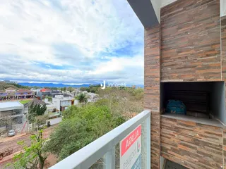 Vista panorâmica da paisagem de Lajeado, Brasil, vista de um terraço.