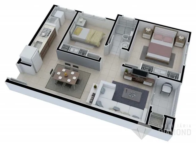 Apartamento com 2 dormitórios, foto 4