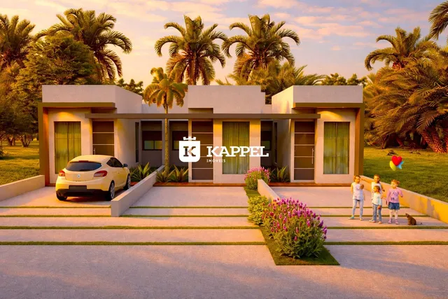 Casa geminada com 2 dormitórios