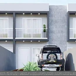 Fachada de um imóvel residencial em Lajeado, Brasil.