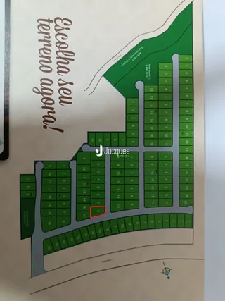 Desenho de um loteamento residencial em Lajeado, Brasil.