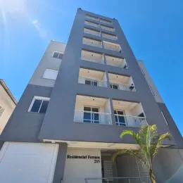 Fachada de um prédio residencial em Lajeado, Brasil.