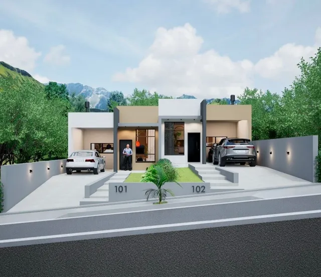 Casa geminada com 2 dormitórios
