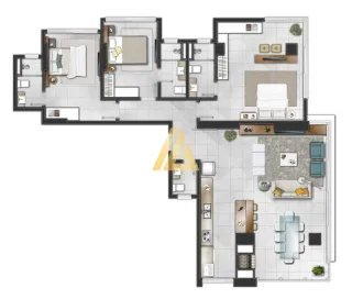 Apartamento com 3 dormitórios, foto 9
