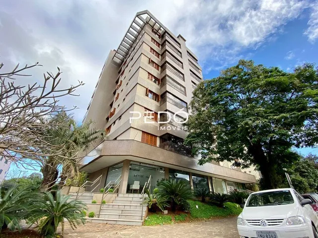A fachada de um prédio residencial em Lajeado, Brasil.