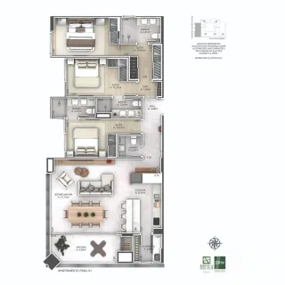 Apartamento com 3 dormitórios, foto 27