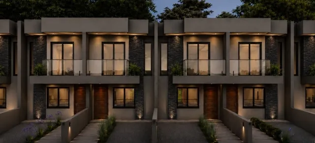 Fachada moderna de um edifício residencial em Lajeado, Brasil.