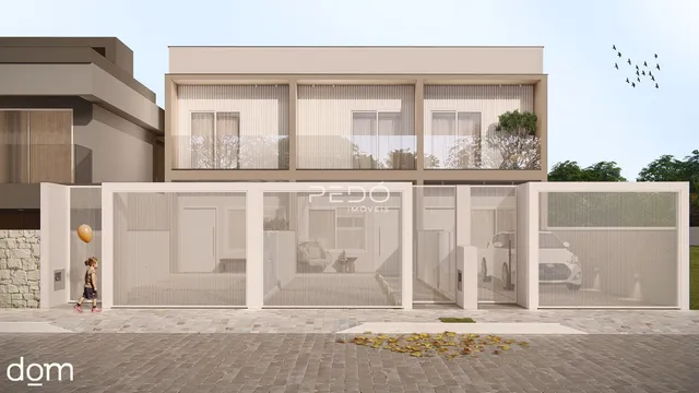 Fachada de uma casa moderna em Lajeado.