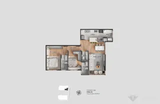 Apartamento com 2 dormitórios, foto 9