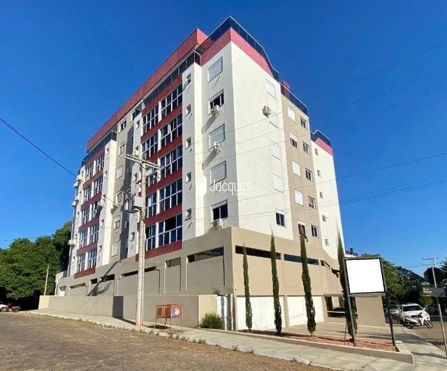 Fachada de um prédio residencial em Lajeado, Brasil.