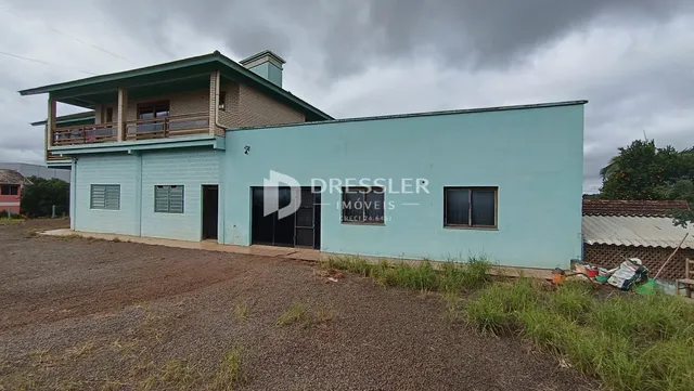Fachada externa de uma casa em Lajeado, Brasil.