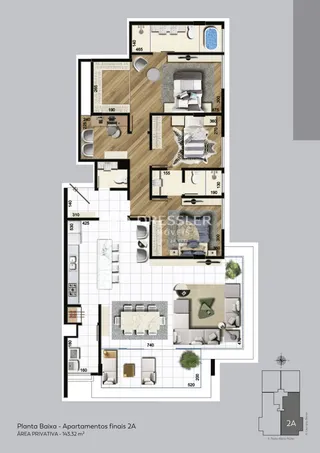 Apartamento com 3 dormitórios, foto 14