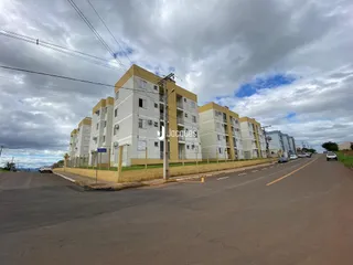Fachada de um conjunto de apartamentos em Lajeado, Brasil.