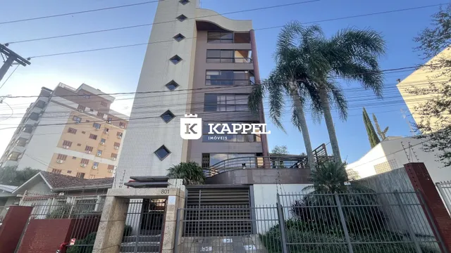 Foto da fachada de um prédio residencial em Lajeado, Brasil.