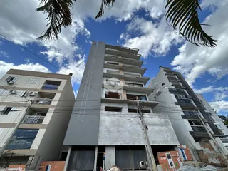 Fachada de um prédio residencial em Lajeado, Brasil.