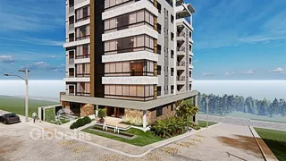 A fachada de um prédio residencial em Lajeado, Brasil.