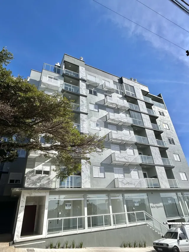 Fachada de um edifício residencial em Lajeado, Brasil.