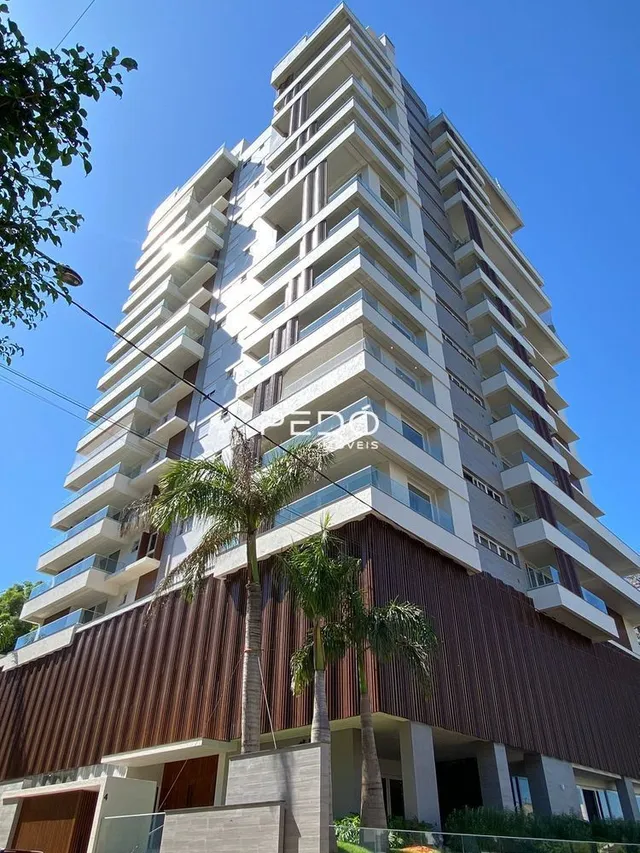Fachada de um edifício residencial em Lajeado, Brasil.