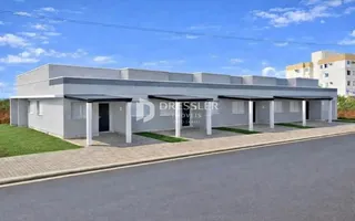Fachada moderna de um imóvel residencial em Lajeado, Brasil.