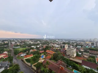 Vista aérea de uma área residencial em Lajeado, Brasil.