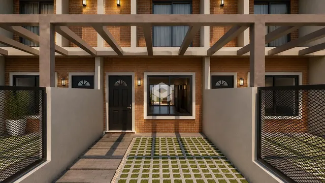 Fachada de um imóvel residencial em Lajeado com muro e jardim.