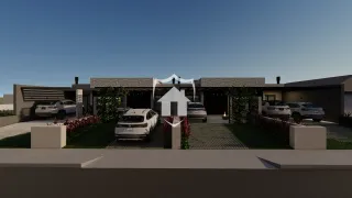 Fachada de uma residência em Lajeado, Brasil.
