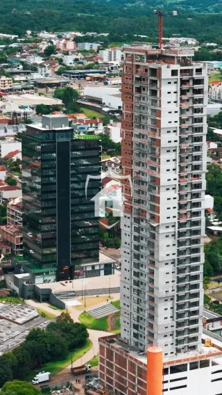 Fachada de um edifício residencial em Lajeado.