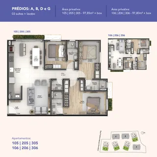 Apartamento com 3 dormitórios, foto 3