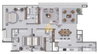 Apartamento com 3 dormitórios, foto 21