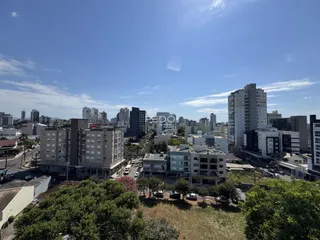 Vista aérea de um bairro em Lajeado, Brasil.