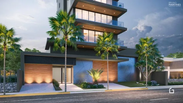Fachada moderna de um imóvel residencial em Lajeado, Brasil.