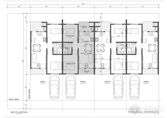 Casa geminada com 2 dormitórios, foto 3