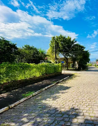 Vista da fachada de uma rua arborizada em Lajeado, Brasil.
