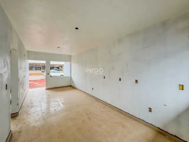 Corredor interno de uma residência em Lajeado, Brasil.
