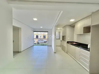 Hall de entrada de uma residência em Lajeado, Brasil.