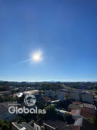 Vista aérea de um bairro residencial em Lajeado, Brasil.