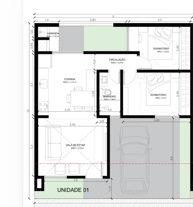 Casa geminada com 2 dormitórios, foto 5