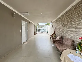 Hall de entrada de uma propriedade em Lajeado, Brasil.
